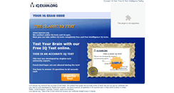 Desktop Screenshot of iqexam.org